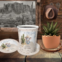 Rustikaler Western Elephant Cowboy Boy Babydusche