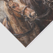 Rustikaler Western Entdeckungsreise Seidenpapier (Ausschnitt)