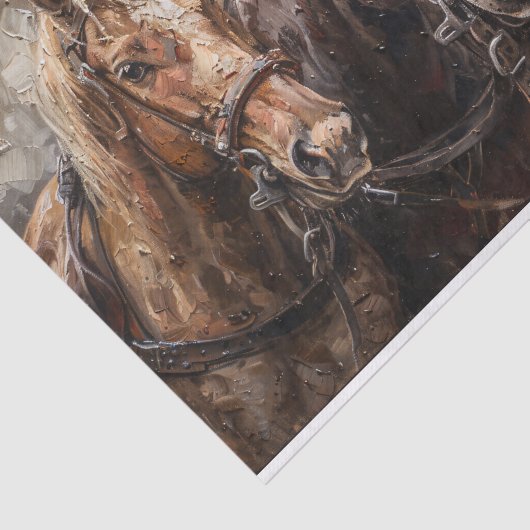 Rustikaler Western Entdeckungsreise Seidenpapier (Ausschnitt)