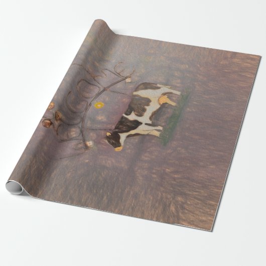 Rustikaler Western Farm Rosa Decoupage Geschenkpapier (Ungerollt)