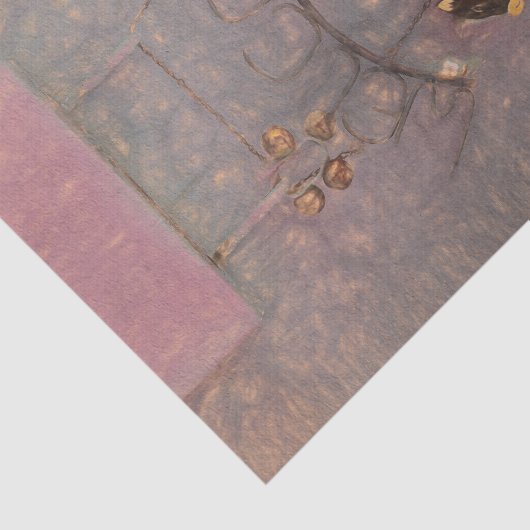 Rustikaler Western Farm Rosa Decoupage Seidenpapier (Ausschnitt)