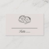 Rustikaler Western für Hochzeit Platzkarte (Vorderseite)