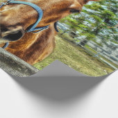 Rustikaler Western Geschenkpapier (Ecke)