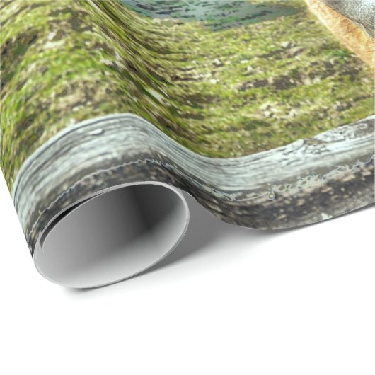 Rustikaler Western Geschenkpapier (Rolleneckpunkt)