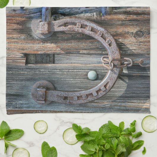 Rustikaler Western Geschirrtuch (Gefaltet)