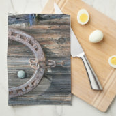 Rustikaler Western Geschirrtuch (Viertel Falte)