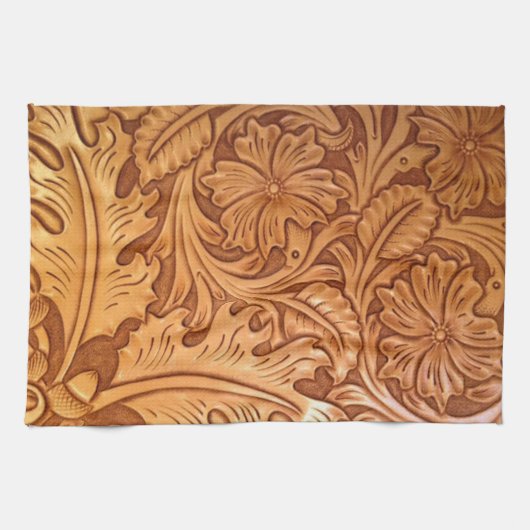 Rustikaler Western Geschirrtuch (Horizontal)