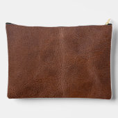 Rustikaler Western, geschliffenes Leder und antike Zubehörtasche (Rückseite)