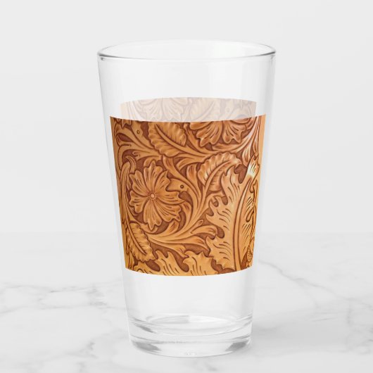 Rustikaler Western Glas (Rückseite)