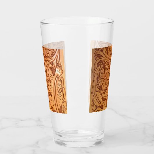 Rustikaler Western Glas (Links)