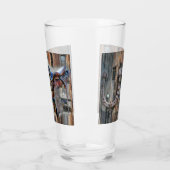 Rustikaler Western Glas (Links)