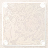 Rustikaler Western Glasuntersetzer (Rückseite)