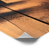 Rustikaler Western Gothic Raven in der Wüste Fried Poster (Ecke)