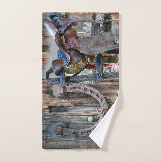 Rustikaler Western Handtuch (Handtuch)