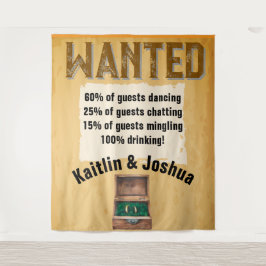 Rustikaler Western Hochzeit 🤠 Country Charm Wandteppich