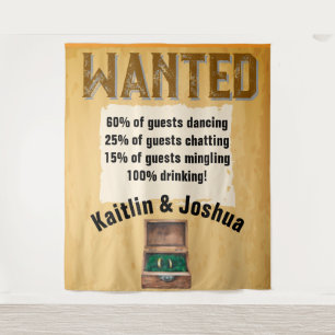 Rustikaler Western Hochzeit 🤠 Country Charm Wandteppich