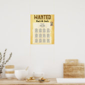 Rustikaler Western Hochzeit 🤠 GEWOLLT Seetabelle Poster (Küche)