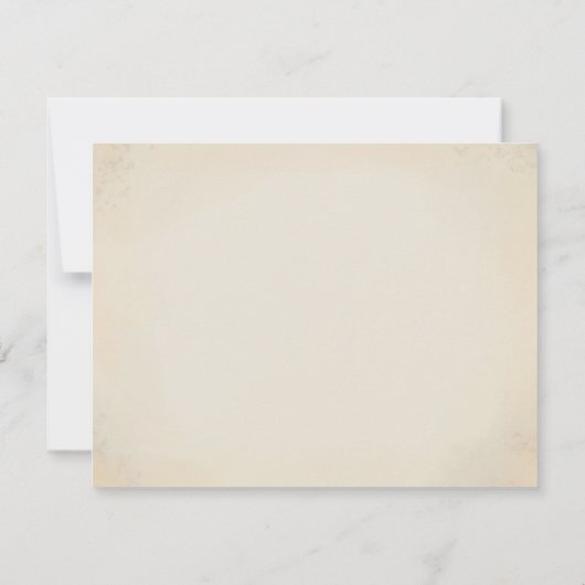 Rustikaler Western Hochzeitskarte RSVP Karte (Rückseite)