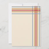 Rustikaler Western Horseshoe Kinderdusche Einladung (Rückseite)