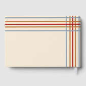 Rustikaler Western Horseshoe Kinderdusche Gästebuch (Rückseite)