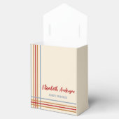 Rustikaler Western Horseshoe Kinderdusche Geschenkschachtel (Geöffnet)