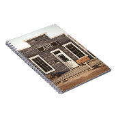 Rustikaler Western im Gefängnis. 3d ing. Teil eine Notizblock (Rechte Seite)