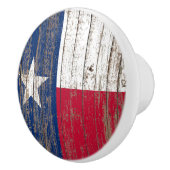 Rustikaler Western Land Lone Star Texas Flag Keramikknauf (Rechts)