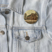 Rustikaler Western Landhaus Chic Red Barn Button (Beispiel)