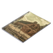 Rustikaler Western Landhaus Chic Red Barn Notizblock (Linke Seite)