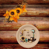 Rustikaler Western Mr. & Mrs. Party Teller