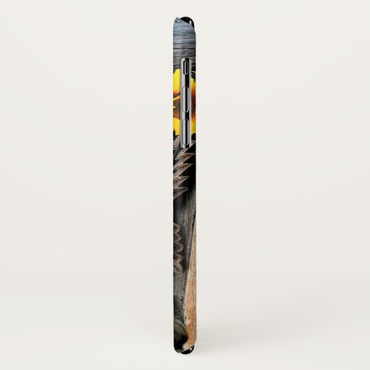 Rustikaler Western Pferde Cowboy Stiefel Sonnenblu Case-Mate iPhone Hülle (Hinten/Links)