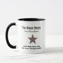Rustikaler Western Plains Bison Tasse