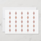 Rustikaler Western Probe Abendessen Einladung (Rückseite)