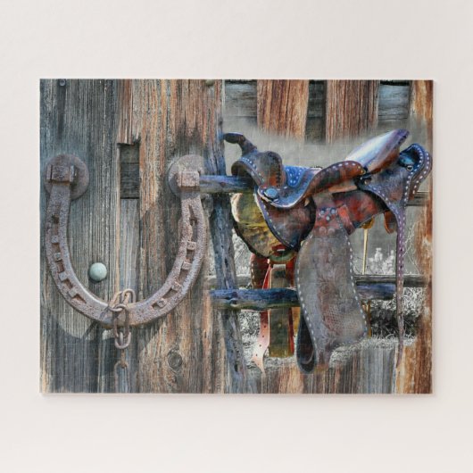Rustikaler Western Puzzle (Horizontal)