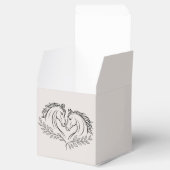 Rustikaler Western Reitsport Hochzeit Geschenkschachtel (Geöffnet)