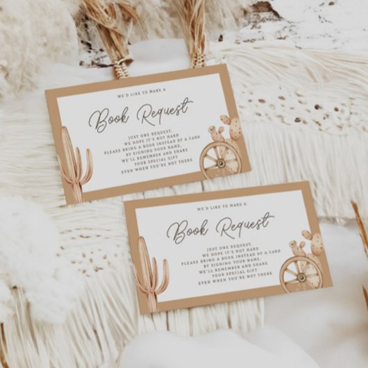 Rustikaler Western Rodeo Kinderdusche Buchungsanfr Begleitkarte