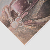 Rustikaler Western Rustikales Land Vintage Kunst Seidenpapier (Ausschnitt)