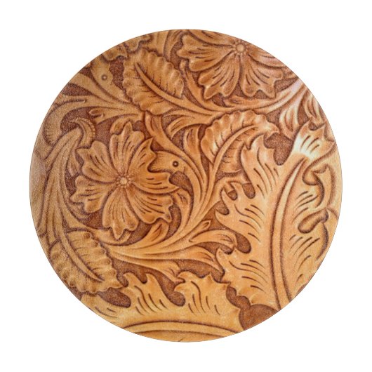 Rustikaler Western Schneidebrett (Vorderseite)