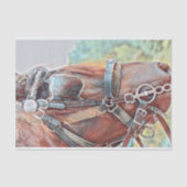 Rustikaler Western Seidenpapier (Vorderseite)