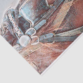 Rustikaler Western Seidenpapier (Ausschnitt)