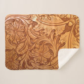 Rustikaler Western Sherpadecke (Vorderseite (Horizontal))