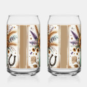 Rustikaler Western Sonnenblume Mason Jar Can Glass Dosenglas (Links)