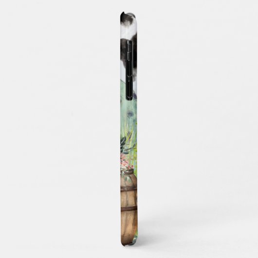 Rustikaler Western Türkis-Holzdecke Case-Mate iPhone Hülle (Hinten/Links)