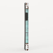 Rustikaler Western Türkisfarbenes Foto Case-Mate iPhone Hülle (Hinten/Rechts)