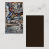 Rustikaler Western Visitenkarte (Vorne/Hinten)