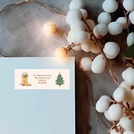 Rustikaler Western Weihnachten