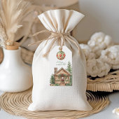 Rustikaler Western Weihnachten Geschenkanhänger