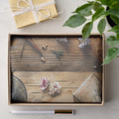 Rustikaler Western Wild West Alte Buchstabenstift Seidenpapier (Geschenk)