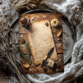 Rustikaler Western Wild West Alte Buchstabenstift Seidenpapier