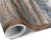 Rustikaler Western Wrapping Pap Geschenkpapier (Rolleneckpunkt)